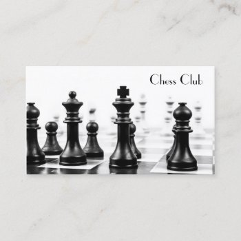 Cool Chess Board Pieces Photograph - Business Card by ImageAustralia at Zazzle