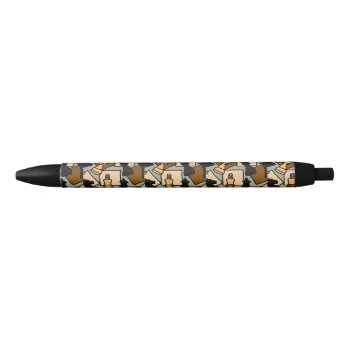 Cool Chess Game Pieces Abstract Art Black Ink Pen by inspirationrocks at Zazzle
