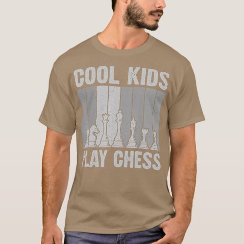 Cool Chess Lover Art For Kids Boys Men Novelty T_Shirt