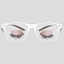 Cool Chic Faux Lashes Retro Sunglasses