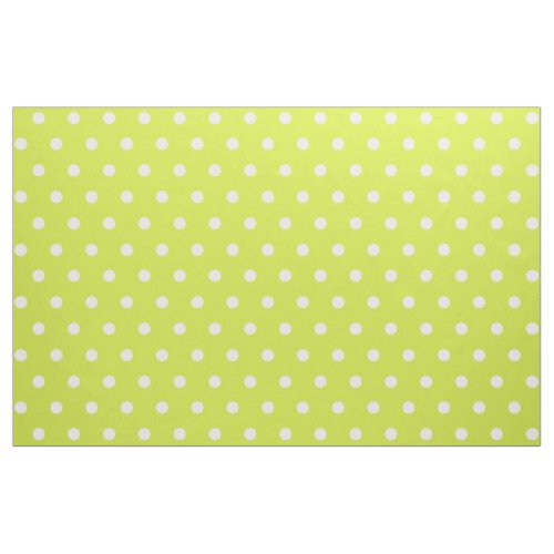 Cool Chic Green Polka Dots Craft Sewing Quilting Fabric