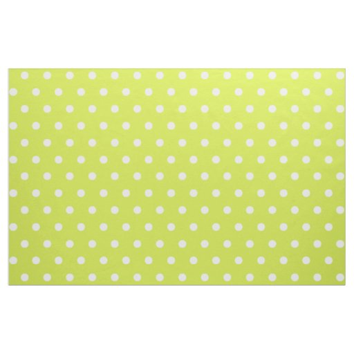 Cool Chic Green Polka Dots Craft Sewing Quilting Fabric
