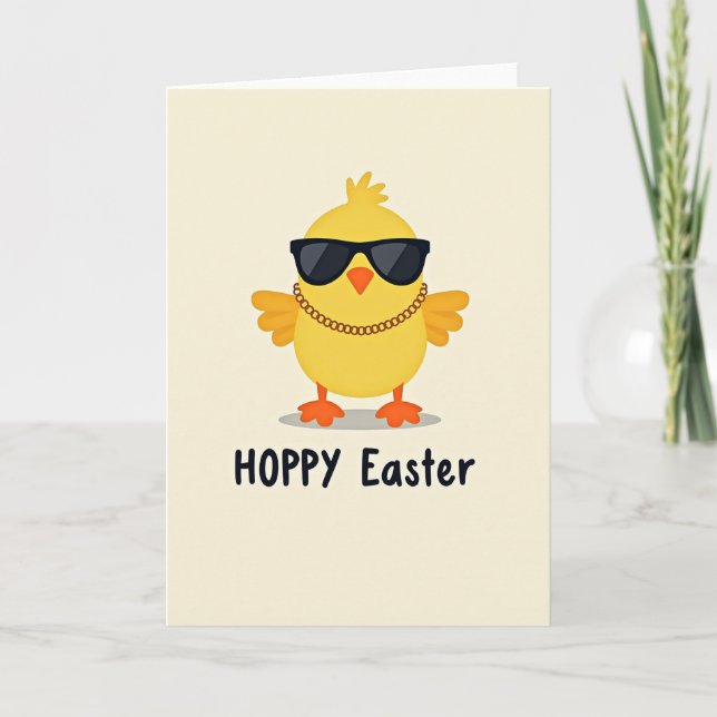 Cool Chick Celebration Card (Front)