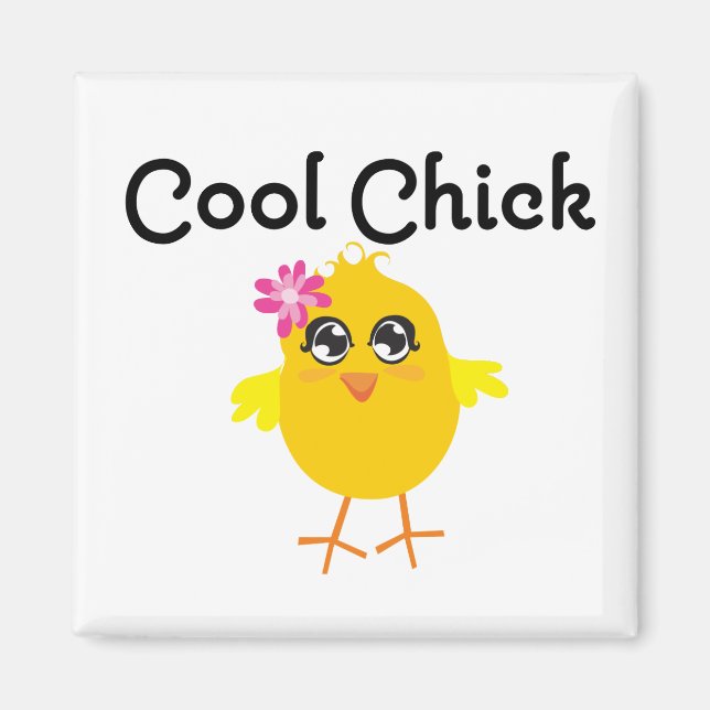 Cool Chick Magnet (Front)