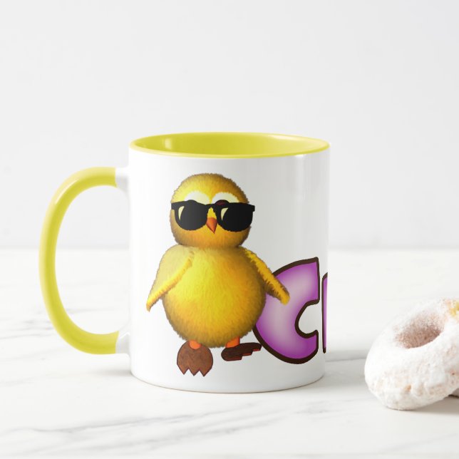 Cool Chick Mugs (With Donut)