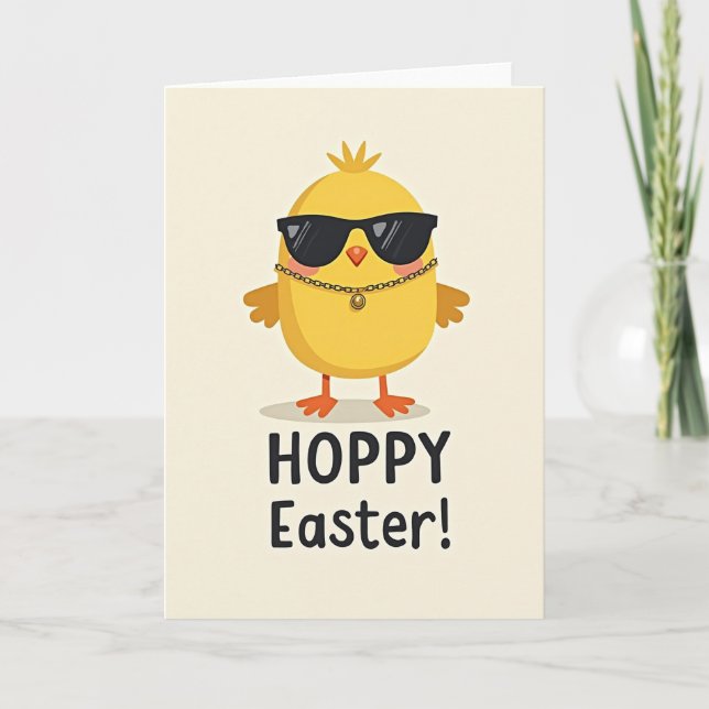 Cool Chick Spring Card (Front)
