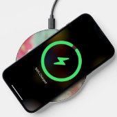 Cool Chick with Pink Glasses Spring Wireless Charger (Phone)