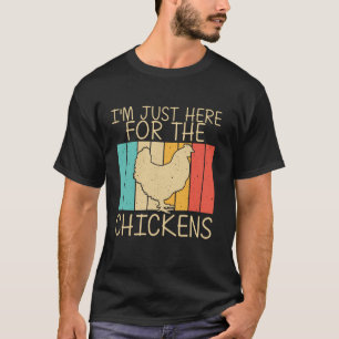 Cool Chicken Art For Men Women Chicken Lovers Roos T-Shirt