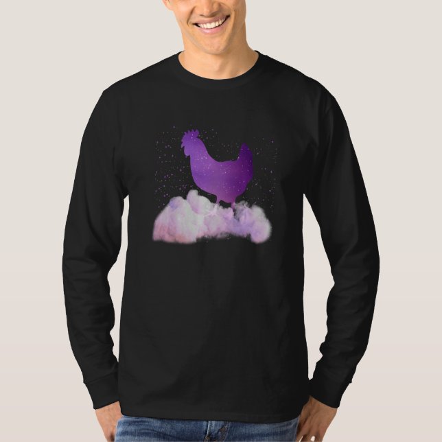 Cool Chicken Cute Mom Dad Men Women Chicken  Farme T-Shirt (Front)