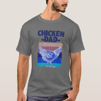 Cool Chicken Dad For Men Father Hen Chicken Farmer