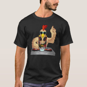 Cool Chicken Dj  Party Animal Music Mixer T-Shirt