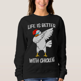Cool Chicken For Men Women Rooster Animal Bird Sweatshirt