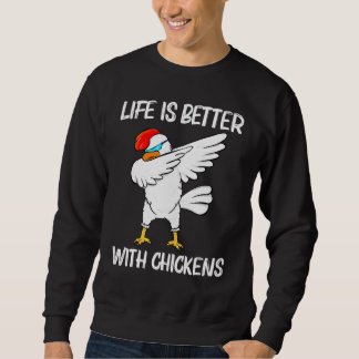 Cool Chicken For Men Women Rooster Animal Bird Sweatshirt