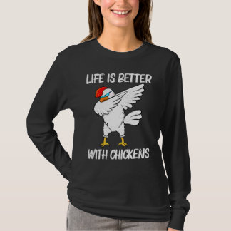 Cool Chicken For Men Women Rooster Animal Bird T-Shirt