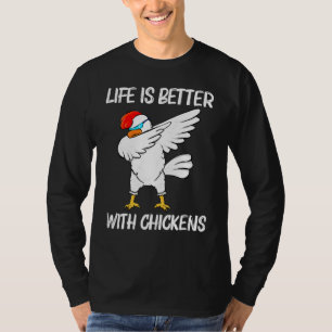 Cool Chicken For Men Women Rooster Animal Bird T-Shirt