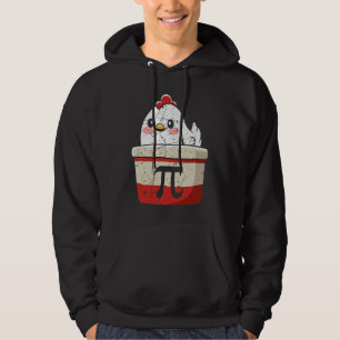 Cool Chicken Pot Pi Symbol Math Teachers Students Hoodie