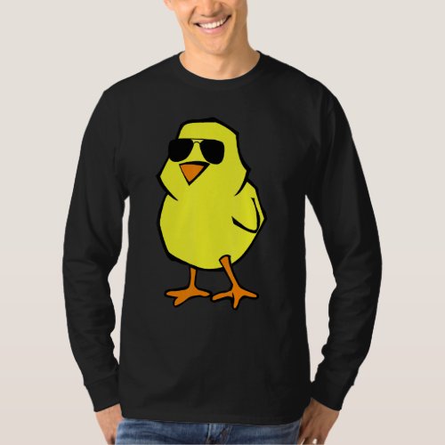 Cool Chicken With Sunglasses Sun Glasses Chick Sum T_Shirt