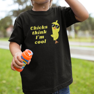 Cool Chicks Easter Toddler T-Shirt Funny Boy