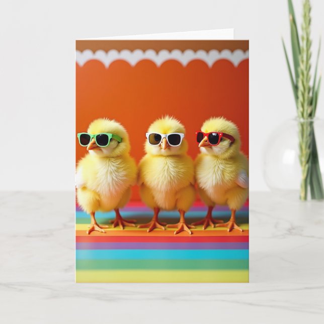 Cool Chicks Rainbow Platform Card (Front)