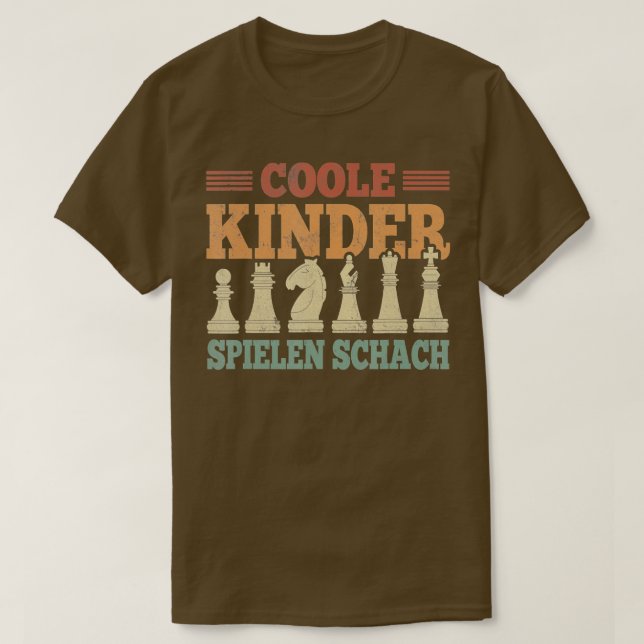 Cool children39s play chess for beginners T-Shirt (Design Front)