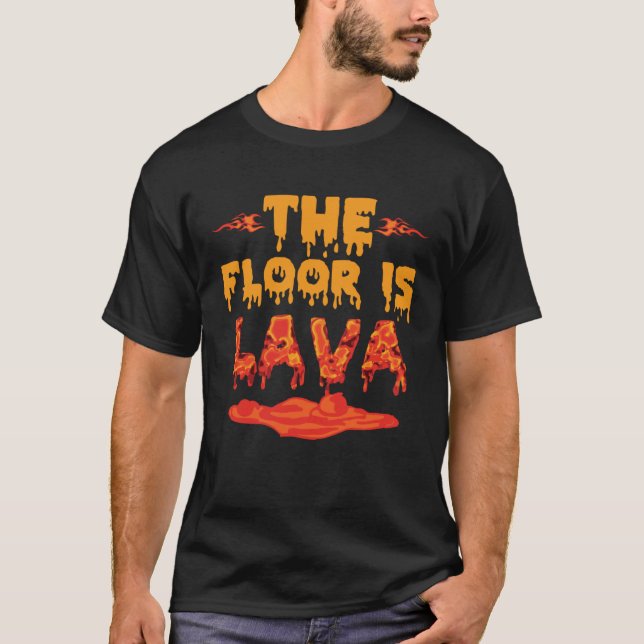 Cool children s floor is lava for children boys an T-Shirt (Front)