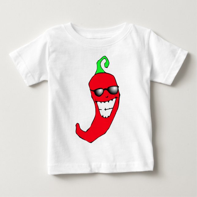 Cool Chili Pepper Baby T-Shirt (Front)