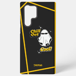 Cool Chill Ghost Sunglasses Samsung Galaxy S22 Ultra Case