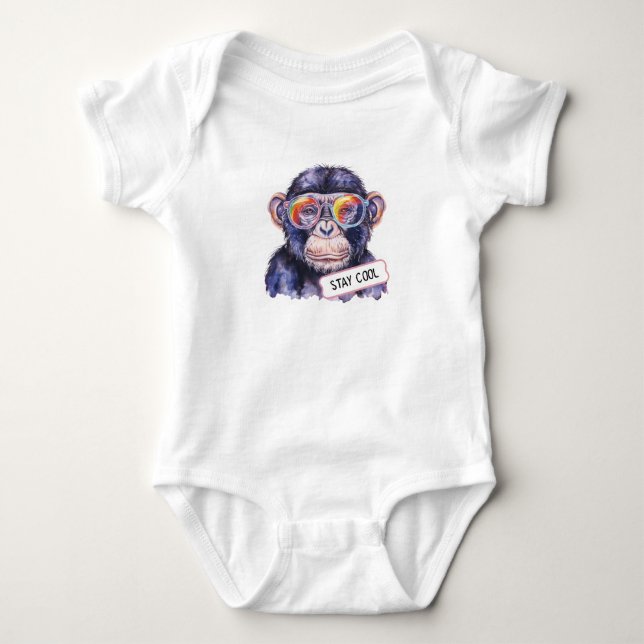 Cool Chimp Baby Bodysuit (Front)