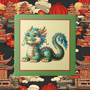 Cool Chinese dragon lovers  Ceramic Tile