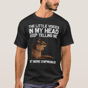 Cool Chipmunk For Men Women Squirrel Whisperer  Ro T-Shirt