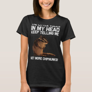 Cool Chipmunk For Men Women Squirrel Whisperer  Ro T-Shirt