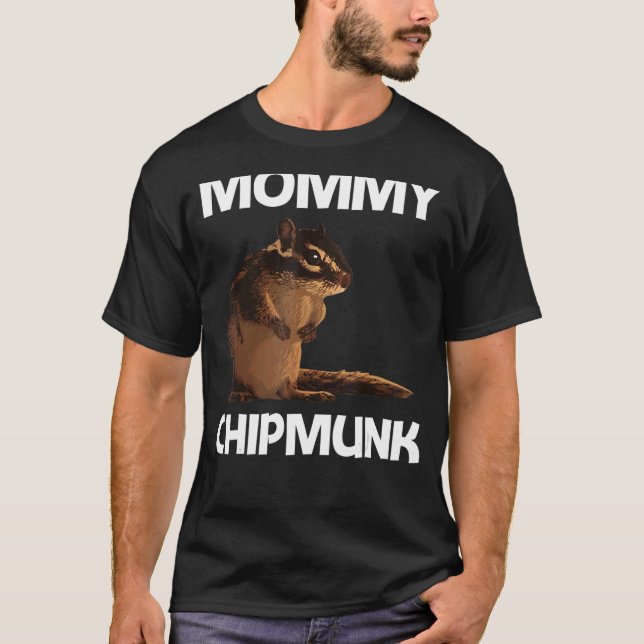 Cool Chipmunk For Women Mom Squirrel Whisperer  Ro T-Shirt (Front)