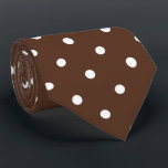 cool chocolate polka dot pattern neck tie<br><div class="desc">cool chocolate polka dot pattern neck tie</div>