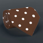 cool chocolate polka dot pattern neck tie<br><div class="desc">cool chocolate polka dot pattern neck tie</div>