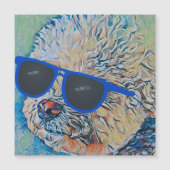 Cool 'Chon the Bichon Flexible Magnet (Front)