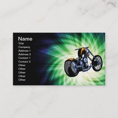 Cool Chopper Business Card Templates