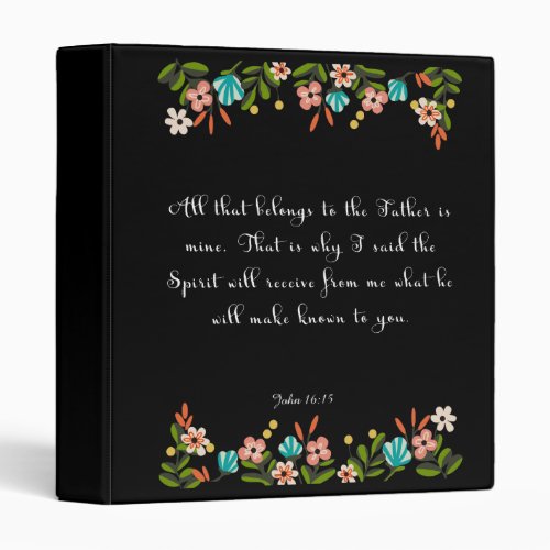 Cool Christian Art _ John 1615 3 Ring Binder