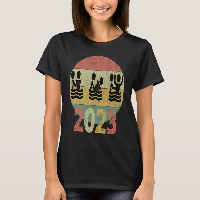 Cool Christian Baptism 2023 For Adult Men Women &  T-Shirt (Front)