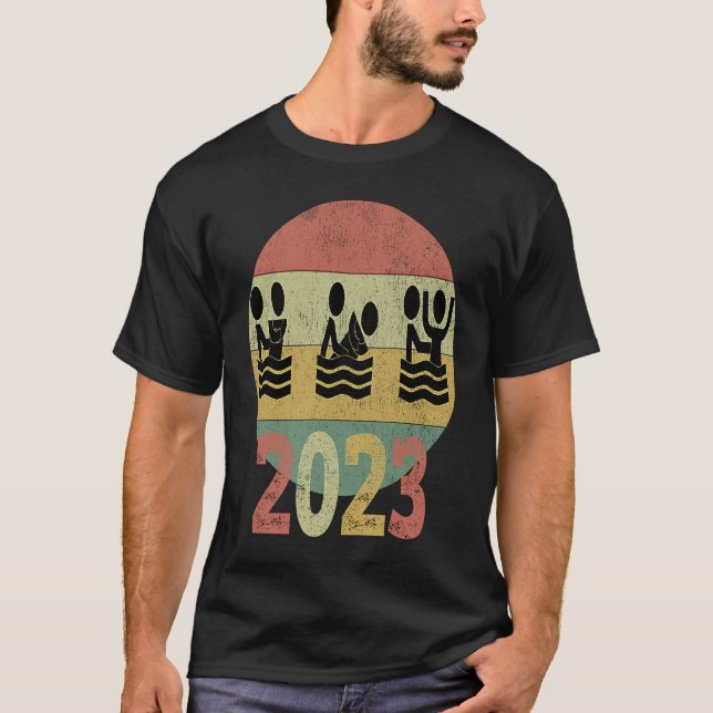Cool Christian Baptism 2023 For Adult Men Women &  T-Shirt (Front)