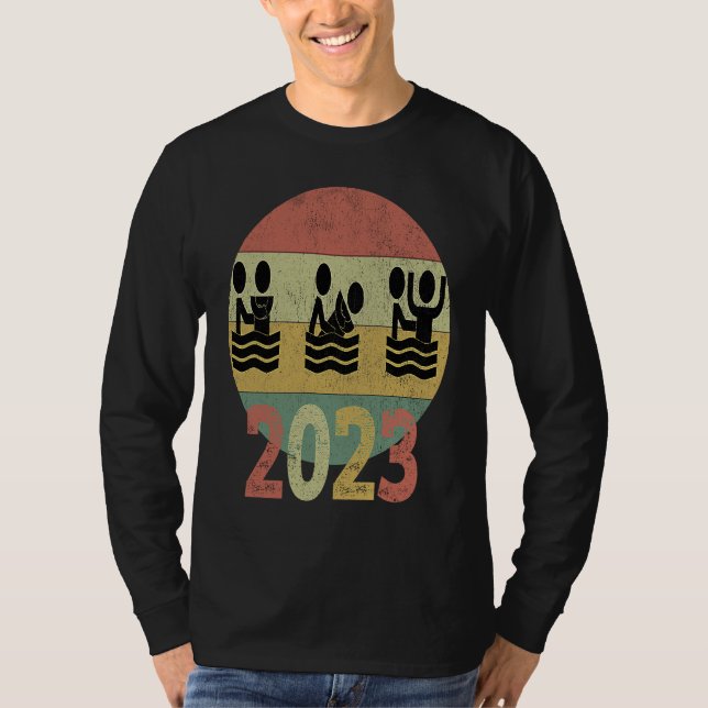 Cool Christian Baptism 2023 For Adult Men Women &  T-Shirt (Front)