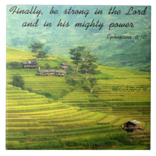 Cool Christian Bible Quotes Inspirational Sayings Ceramic Tile