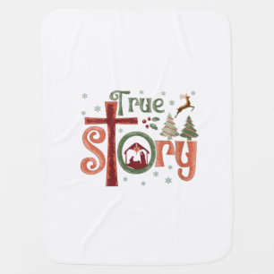 Cool Christian Christmas Resurrection Day Jesus Tr Baby Blanket