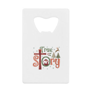 Cool Christian Christmas Resurrection Day Jesus Tr Credit Card Bottle Opener