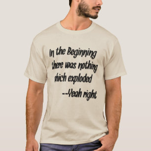 Cool Christian T-shirts Big Bang Theory Disclaimer