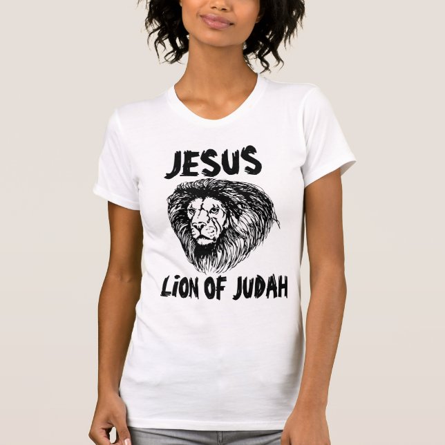 Cool Christian T-shirts, LION OF JUDAH T-Shirt (Front)