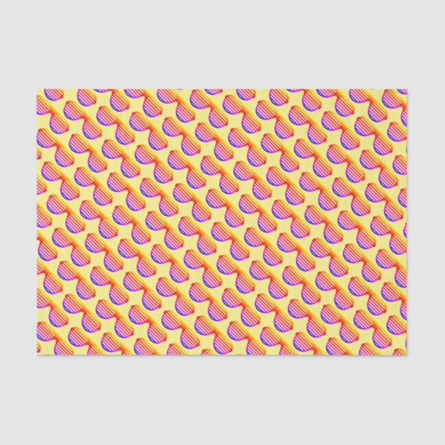 Cool Christmas in July summer party shades pattern Tissue Paper (Front)