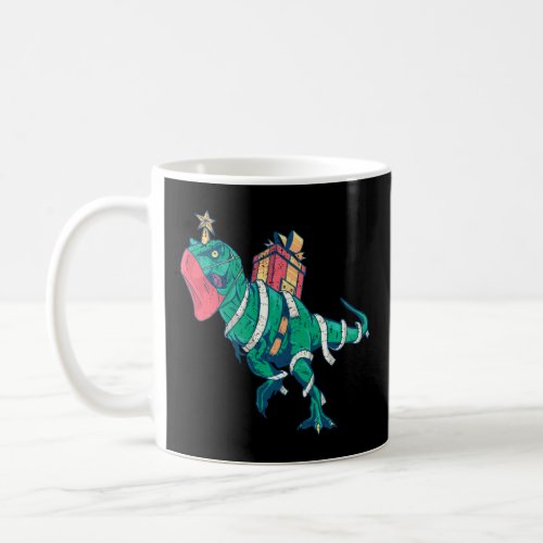 Cool Christmas Trex Dinosaur Funny Party Apparel  Coffee Mug