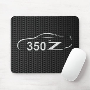 Cool Chrome Carbon Fiber Design Mouse Pad