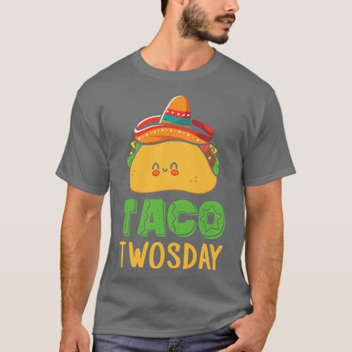 Cool Cinco De Mayo Tee Taco Twosday 2 Year Old Des