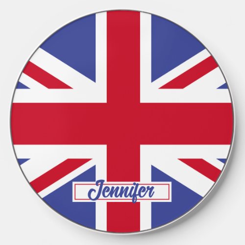 Cool Circle England United Kingdom Flag Wireless Charger